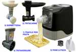 Robot da Cucina Multifunzione per Pasta Pizza Pane TritaCarne TritaVerdure Sorbetteria 6 in 1